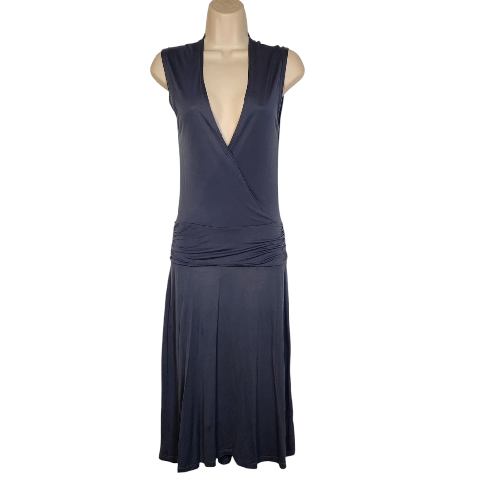 James Perse Navy Midi Dress - Picture 11 of 12